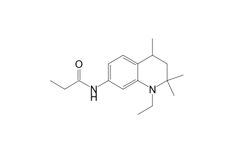 N-(1-Ethyl-2,2,4-trimethyl-1,2,3,4-tetrahydro-7-quinolinyl)propanamide