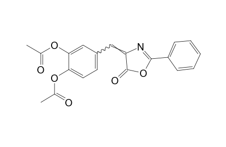 4-(3,4-dihydroxybenzylidene)-2-phenyl-2-oxazolin-5-one, diacetate(ester)