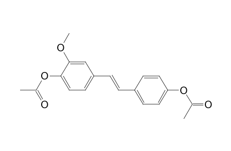 Phenol, 4-[2-[4-(acetyloxy)phenyl]ethenyl]-2-methoxy-, acetate
