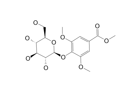 METHYL-SYRINGATE-4-O-BETA-D-GLUCOPYRANOSIDE