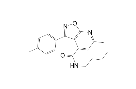 isoxazolo[5,4-b]pyridine-4-carboxamide, N-butyl-6-methyl-3-(4-methylphenyl)-