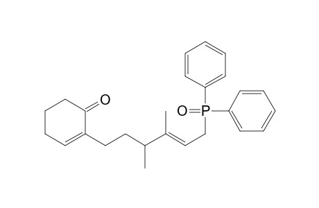 2-[(E)-6-Diphenylphosphoryl-4-hexenyl]-3,4-dimethyl-2-cyclohexenone
