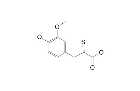 Benzenepropanoic acid, 4-hydroxy-3-methoxy-.alpha.-thioxo-