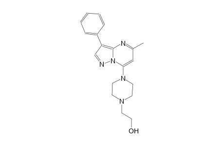 2-[4-(5-methyl-3-phenylpyrazolo[1,5-a]pyrimidin-7-yl)-1-piperazinyl]ethanol