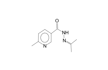 6-methylpyridine-3-carboxylic acid, isopropylidenehydrazide