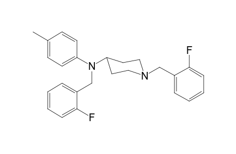 N,1-Bis(2-fluorobenzyl)-N-(4-methylphenyl)piperidin-4-amine