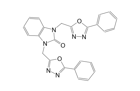 2H-benzimidazol-2-one, 1,3-dihydro-1,3-bis[(5-phenyl-1,3,4-oxadiazol-2-yl)methyl]-