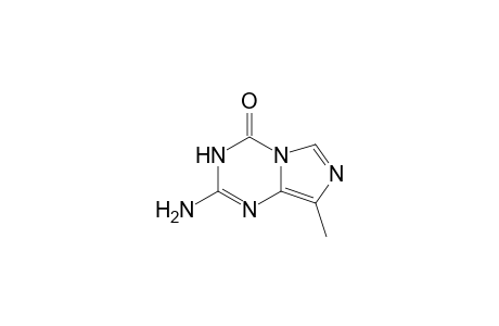 2-Amino-8-methylimidazo[1,5-a]-1,3,5-triazin-4(3H)-one