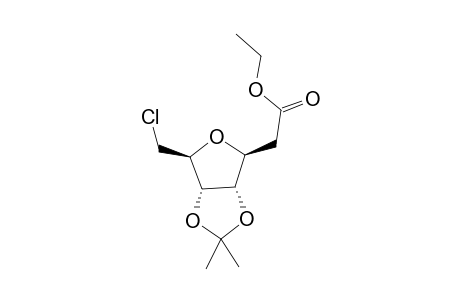 2-[(3aS,4S,6S,6aS)-4-(chloromethyl)-2,2-dimethyl-3a,4,6,6a-tetrahydrofuro[3,4-d][1,3]dioxol-6-yl]acetic acid ethyl ester
