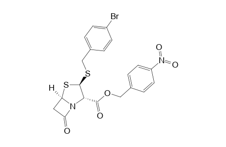 (+/-)-4-NITROBENZYL-(2S*,5R*)-3-(4-BROMOBENZYLSULFANYL)-7-OXO-4-THIA-1-AZABICYCLO-[3.2.0]-HEPTANE-2-CARBOXYLATE