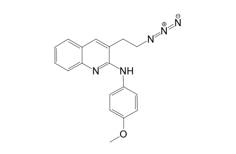 2-(4-Methoxyphenylamino)-3-(2-azidoethyl)quinolin