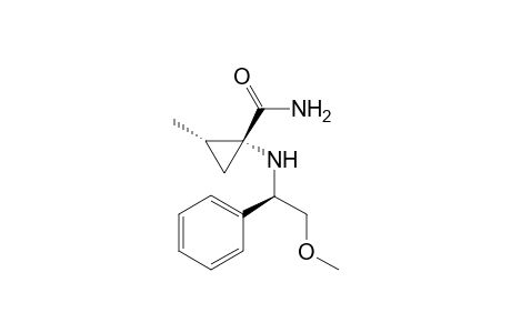 (1R,2S,1'R)-1-[(1'-Methylbenzyl)amino]-2-methylcyclopropanecarboxamide major isomer