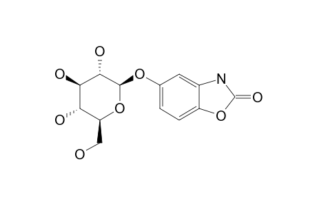 5-BETA-D-GLUCOPYRANOSYLOXYBENZOXALIN-2-(3-H)-ONE
