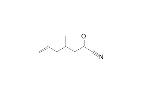 2-Keto-4-methyl-hept-6-enenitrile