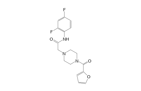 1-piperazineacetamide, N-(2,4-difluorophenyl)-4-(2-furanylcarbonyl)-