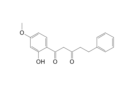 1,3-Pentanedione, 1-(2-hydroxy-4-methoxyphenyl)-5-phenyl-