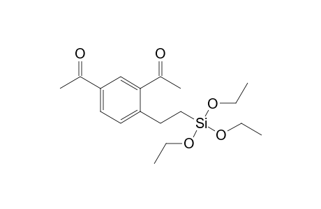 2,4-Diacetyl-1-[2-(triethoxysilyl)ethyl]benzene