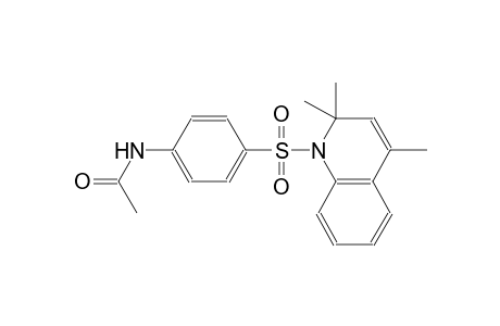 acetamide, N-[4-[(2,2,4-trimethyl-1(2H)-quinolinyl)sulfonyl]phenyl]-