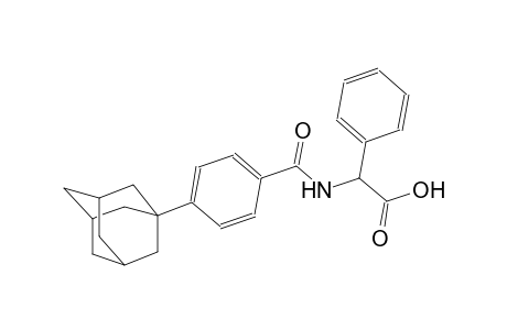 benzeneacetic acid, alpha-[(4-tricyclo[3.3.1.1~3,7~]dec-1-ylbenzoyl)amino]-, (alpha~1~R)-