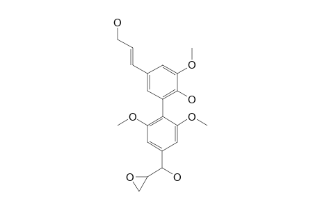 2-HYDROXY-3,2',6'-TRIMETHOXY-4'-(2,3-EPOXY-1-HYDROXYPROPYL)-5-(3-HYDROXY-1-PROPENYL)BIPHENYL