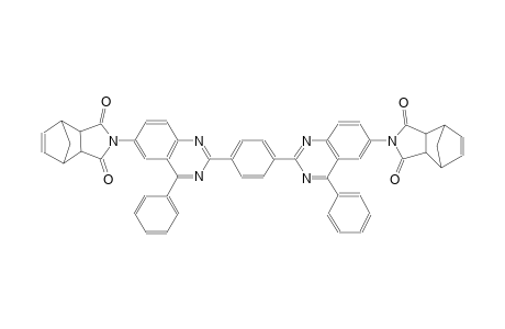 4-(2-{4-[6-(3,5-dioxo-4-azatricyclo[5.2.1.0~2,6~]dec-8-en-4-yl)-4-phenyl-2-quinazolinyl]phenyl}-4-phenyl-6-quinazolinyl)-4-azatricyclo[5.2.1.0~2,6~]dec-8-ene-3,5-dione