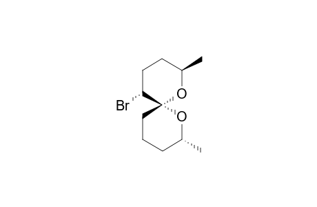 5-BROMO-2,8-DIMETHYL-1,7-DIOXASPIRO-[5.5]-UNDECANE;EQUATORIAL-ISOMER
