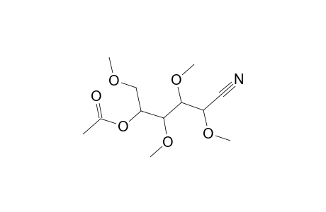 5-O-Acetyl-2,3,4,6-tetra-O-methyl-D-mannonitrile