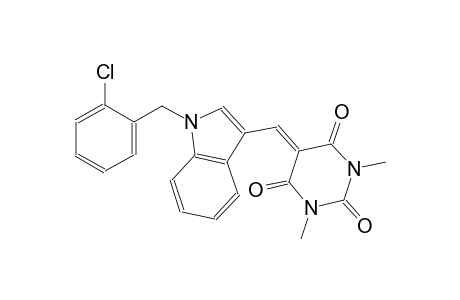 5-{[1-(2-chlorobenzyl)-1H-indol-3-yl]methylene}-1,3-dimethyl-2,4,6(1H,3H,5H)-pyrimidinetrione