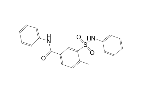 3-(anilinosulfonyl)-4-methyl-N-phenylbenzamide