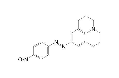 9-[(p-nitrophenyl)azo]-2,3,6,7-tetrahydro-1H,5H-benzo[ij]quinolizine