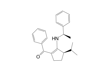 phenyl-[(3R)-2-[[(1R)-1-phenylethyl]amino]-3-propan-2-yl-1-cyclopentenyl]methanone