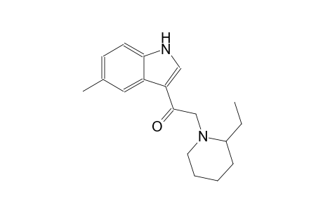 2-(2-ethyl-1-piperidinyl)-1-(5-methyl-1H-indol-3-yl)ethanone