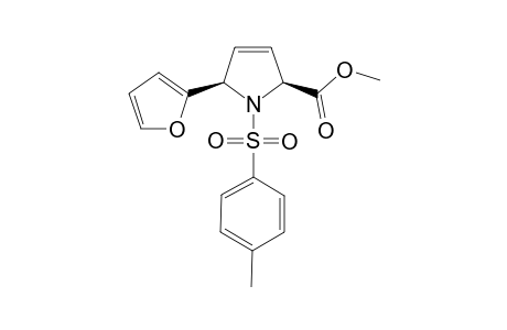 Methyl (2RS,5RS)-5-(furan-2-yl)-1-tosyl-3-pyrrolidine-2-carboxylate