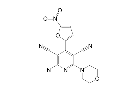 2-amino-6-morpholino-4-(5-nitro-2-furyl)dinicotinonitrile