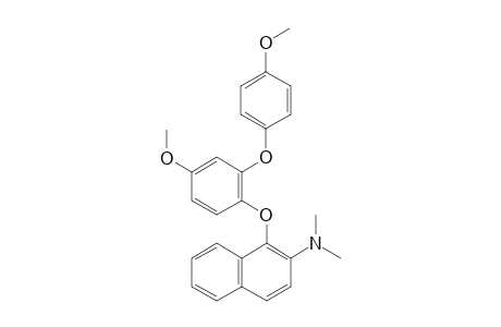 1-[4-Methoxy-2-(4-methoxyphenoxy)phenoxy]-N,N-dimethylnaphthalen-2-amine