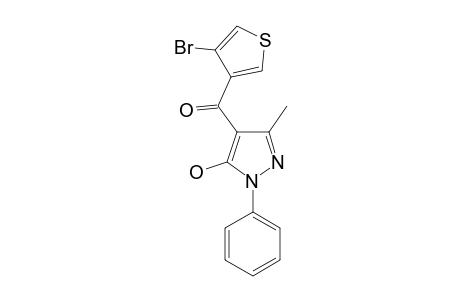 (4-BROMO-3-THIENYL)-(5-HYDROXY-3-METHYL-1-PHENYL-1H-PYRAZOL-4-YL)-METHANONE