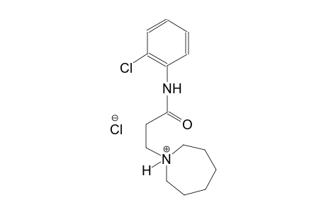 1H-azepinium, 1-[3-[(2-chlorophenyl)amino]-3-oxopropyl]hexahydro-, chloride