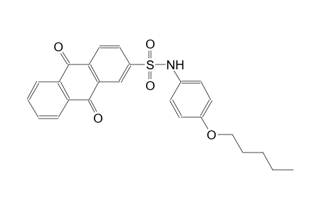 9,10-dioxo-N-[4-(pentyloxy)phenyl]-9,10-dihydro-2-anthracenesulfonamide