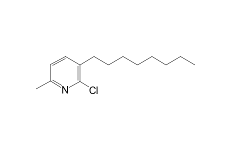 2-chloro-6-methyl-3-octylpyridine