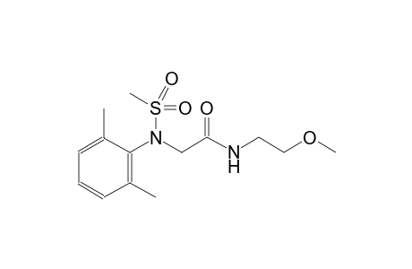 2-[2,6-dimethyl(methylsulfonyl)anilino]-N-(2-methoxyethyl)acetamide