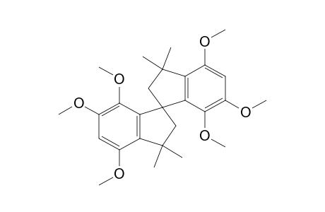 4,4',6,6',7,7'-hexamethoxy-3,3,3',3'-tetramethyl-1,1'-spirobiindan