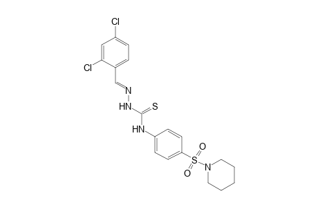 2,4-DICHLOROBENZALDEHYDE, 4-[p-(PIPERIDINOSULFONYL)PHENYL]-3-THIOSEMICARBAZONE