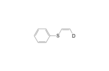 (cis)-Phenyl vinyl sulfide-.beta(1).-deuterated