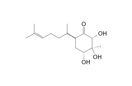 (2R,3S,4R)-6-(1,5-dimethylhex-4-enylidene)-2,3,4-trihydroxy-3-methyl-cyclohexanone