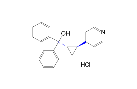 α,α-Diphenyl-trans-2-(4-pyridyl)cyclopropanemethanol, hydrochloride