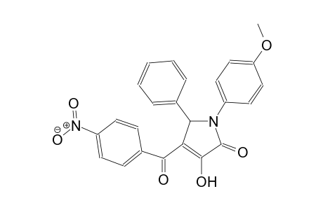 3-hydroxy-1-(4-methoxyphenyl)-4-(4-nitrobenzoyl)-5-phenyl-1,5-dihydro-2H-pyrrol-2-one