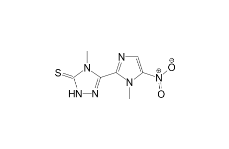 5-(1-Methyl-5-nitro-2-imidazolyl)-4-methyl-2,4-dihydro-3H-1,2,4-triazole-3-thione