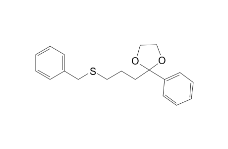2-[3-(Benzylthio)propyl]-2-phenyl-1,3-dioxolane