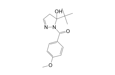 (5-tert-Butyl-5-hydroxy-4,5-dihydropyrazol-1-yl)(4-methoxyphenyl)methanone