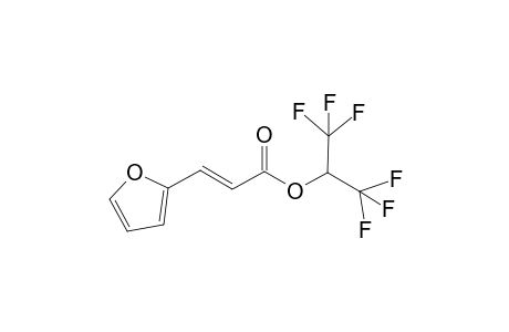 1,1,1,3,3,3-Hexafluoropropan-2-yl 3-(furan-2-yl)acrylate